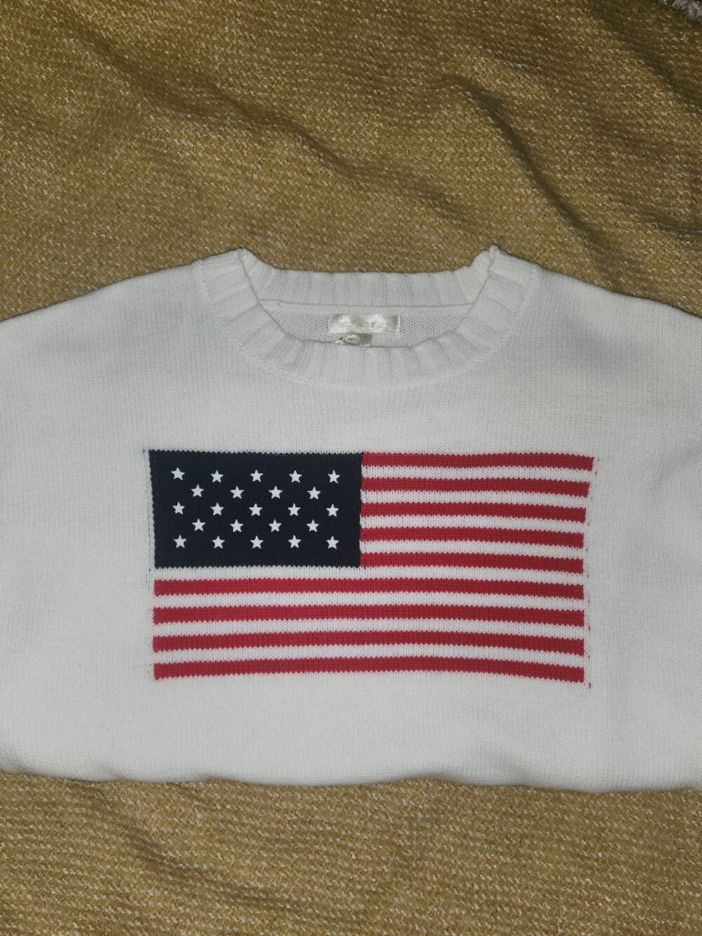 Moon & Madison American Flag Sweater ❤️🤍💙Women's NWT Small